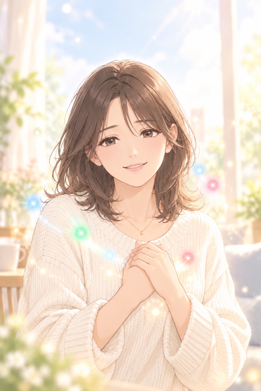 魔法のスイッチと出会う女性
